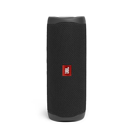 JBL Flip 5 Portable Bluetooth Speaker 8 H x 3.8 W x 3.1 D Black