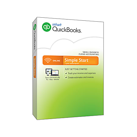 QuickBooks Online 2016 Simple Start, Download Version