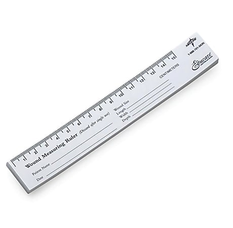 Medline Educare® Paper Wound Rulers, 7 1/2