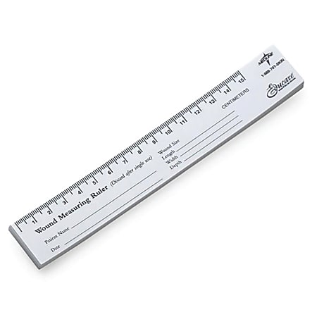 Medline Educare® Paper Wound Rulers, 7 1/2"H x
