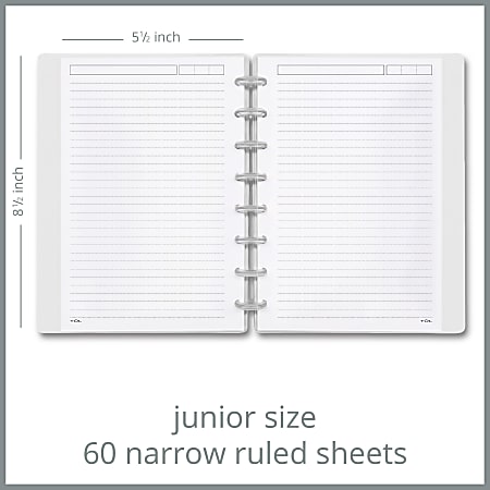 TUL Discbound Notebook With 3 Customizable Reversible Poly Covers ...