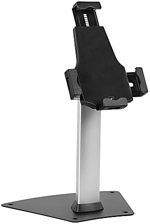 Mount-It! MI-3785 Stand With Cable Lock For 7.9 - 10.5" Tablets, Silver/Black