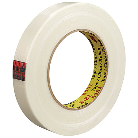 Scotch® 8981 Strapping Tape, 3" Core, 0.75" x 60 Yd., Clear, Case Of 12