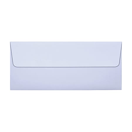 LUX #10 Square-Flap Invitation Envelopes, Peel & Press Closure, Lilac, Pack Of 1,000