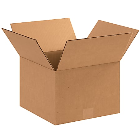 Partners Brand Corrugated Boxes, 12" x 12" x 8", Kraft, Pack Of 25