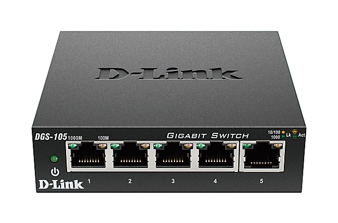 D-Link® DGS-1008G 8-Port Gigabit Desktop Switch
