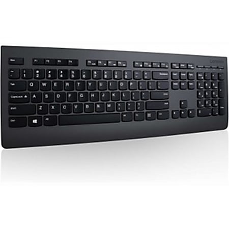 Lenovo Professional Wireless Keyboard - Wireless Connectivity - RF - USB Interface - Multimedia Hot Key(s) - 4X30H56841