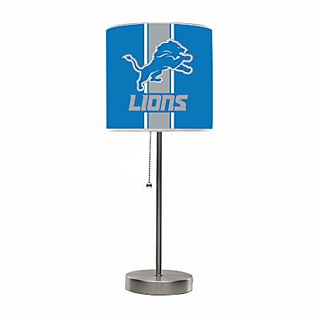 Imperial NFL Table Accent Lamp, 8”W, Detroit Lions