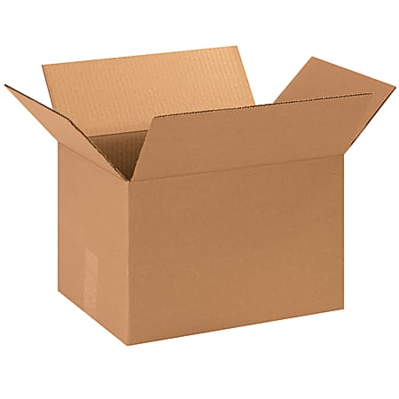 Office Depot® Brand Corrugated Cartons, 13 3/4" x 10 1/4" x 9 1/8", Kraft, Pack Of 25