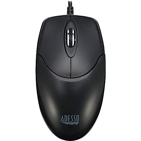 Adesso iMouse M6-TAA - Optical Scroll Mouse (TAA Compliant) - Full-size Mouse - Optical - Cable - Black - USB - 1000 dpi - Scroll Wheel - 3 Button(s) - Symmetrical - TAA Compliant