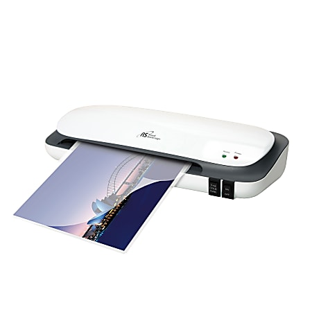 Royal Sovereign 2-Roller Pouch Laminator, 9"W, White