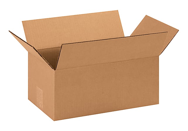 Partners Brand Corrugated Boxes, 14"L x 8"H x 6"W, Kraft, Pack Of 25
