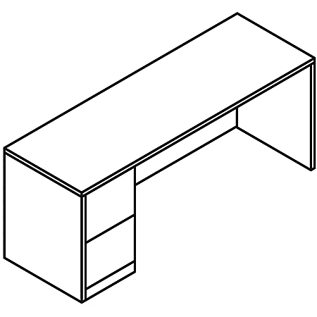 HON 10500 H105904L Pedestal Credenza - 72