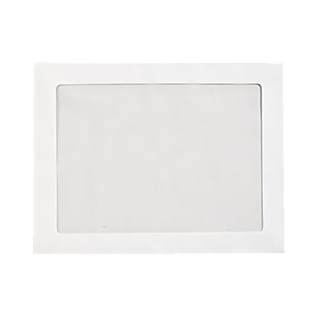 LUX #93 Full-Face Window Envelopes, Middle Window, Gummed Seal, Bright White, Pack Of 250