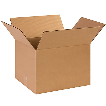 Partners Brand Corrugated Boxes, 14" x 12" x 10", Kraft, Pack Of 25