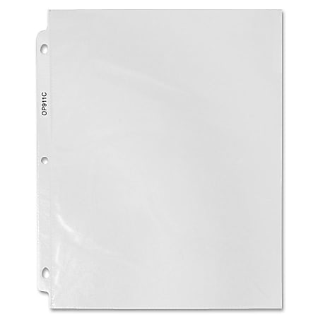 Sparco Standard Top loading Sheet Protectors 11 Height x 9 Width 2 mil ...
