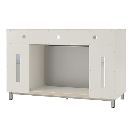 Ameriwood Home Lumina 48” Fireplace TV Stand, White