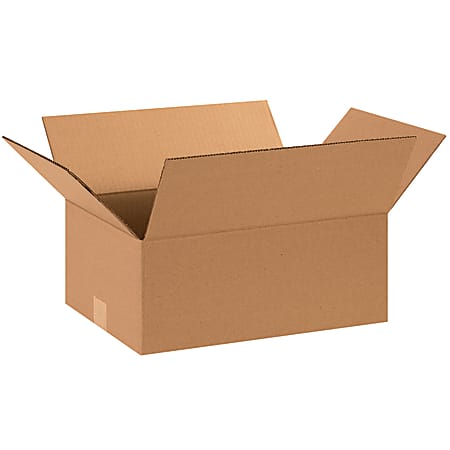 Partners Brand Corrugated Boxes, 15" x 11" x 6", Kraft, Pack Of 25