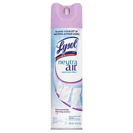 Lysol® Neutra Air Sanitizing Spray Air Freshener, Morning Linen Scent, 10 Oz