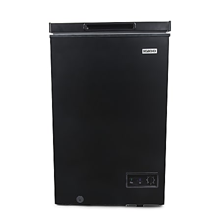 Igloo Chest Freezer, 3.5 Cu. Ft., Black