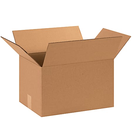 Partners Brand Corrugated Boxes, 15" x 11" x 9", Kraft, Pack Of 25