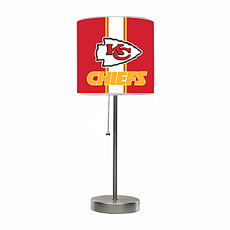 Imperial NFL Table Accent Lamp, 8”W, Kansas City Chiefs