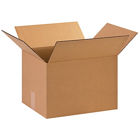 Office Depot® Brand Corrugated Cartons, 15" x 12" x 10", Kraft, Pack Of 25