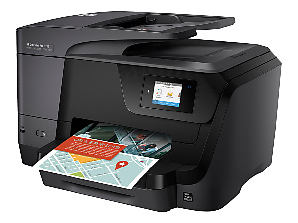 HP OfficeJet Pro 8710 Wireless Color Inkjet All In One Printer - Office  Depot