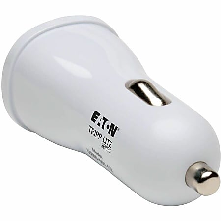 Eaton Tripp Lite Series USB Tablet / Phone Car Charger, 5V 2.4A / 12W - 12 V DC Input Voltage - 5 V DC Output Voltage - 2.40 A Output Current