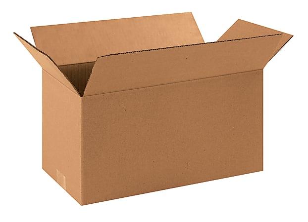 Partners Brand Long Corrugated Boxes, 16" x 8" x 8", Kraft, Pack Of 25