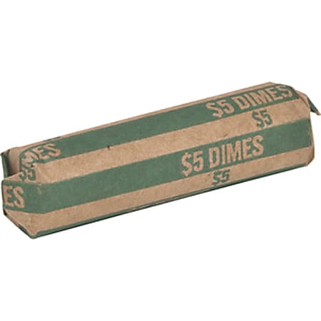 Sparco Flat Coin Wrappers - 1000 Wrap(s)Total $5.0 in 50 Coins of 10 Denomination - 60 lb Basis Weight - Kraft - Green - 1000 / Pack Sparco Flat Coin Wrappers - 1000 Wrap(s)Total $5.0 in 50 Coins of 10 Denomination - 60 lb Basis Weight - Kraft - Green - 1000 / Pack