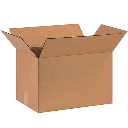 Partners Brand Corrugated Boxes, 16" x 10" x 10", Kraft, Pack Of 25