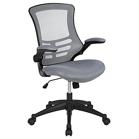 Serta SitTrue Ridgefield Ergonomic MeshVegan Leather High Back Task Chair  GrayBlack - Office Depot