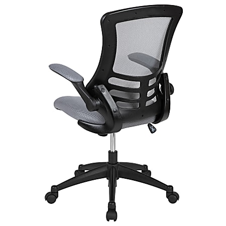 Mid Back Home Office Chair with Soft Armrest and Lumbar Support