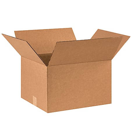 Partners Brand Corrugated Boxes, 16" x 14" x 10", Kraft, Pack Of 25