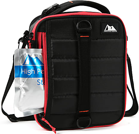 Arctic Zone High Performance Ultimate Upright Expandable Lunch Bag Black -  Office Depot