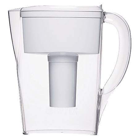 Brita Small 6 Cup Water Filter Pitcher with 1 Standard Filter, BPA Free –  Space Saver, White