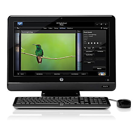 HP Omni 120-1125 All-In-One Desktop Computer With AMD E-450 Dual-Core Processor & 20" LED-Backlit Screen