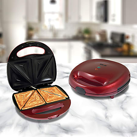 Red sandwich toaster on sale