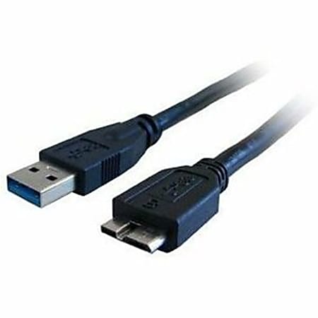 Comprehensive USB 3.0 A Male to Micro B Male Cable 6ft. - 6 ft Micro-USB/USB Data Transfer Cable - First End: 1x Type A Male USB - USB3AMCB6ST