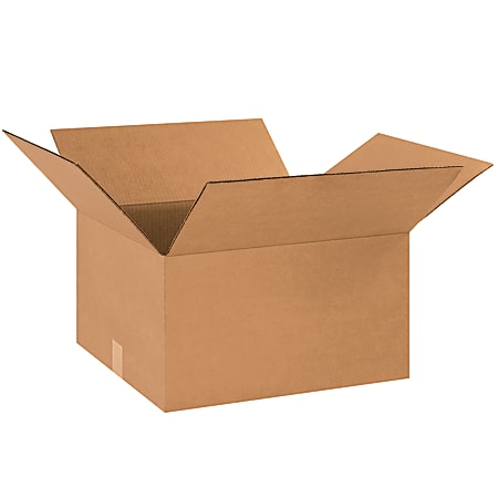 Partners Brand Corrugated Boxes, 18" x 16" x 10", Kraft, Pack Of 20