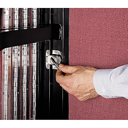 Screenflex Portable Room Partition Divider Multi-Unit Connector, Silver