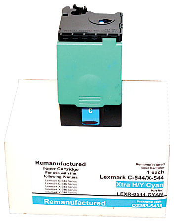 M&A Global Remanufactured High-Yield Cyan Toner Cartridge Replacement For Lexmark™ C544X2CG, C544X2CG-CMA