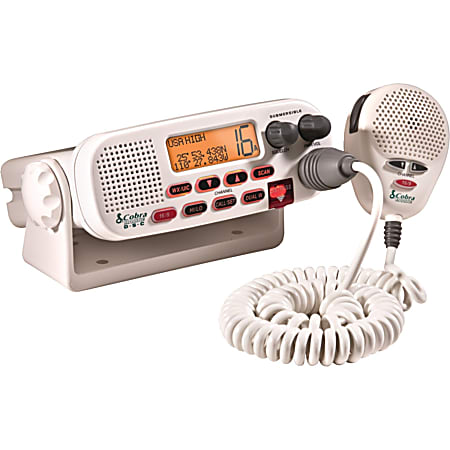 Cobra MR F45 Marine Radio - VHF - 3 Marine / 10 Weather / 16/9 Instant - 25 W - Fixed Mount