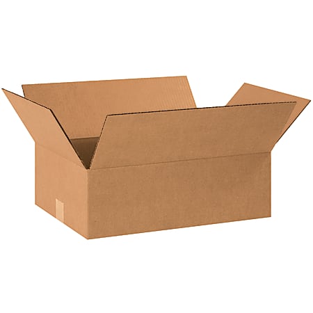 Partners Brand Corrugated Boxes, 18 1/2" x 12 1/2" x 6", Kraft, Pack Of 25
