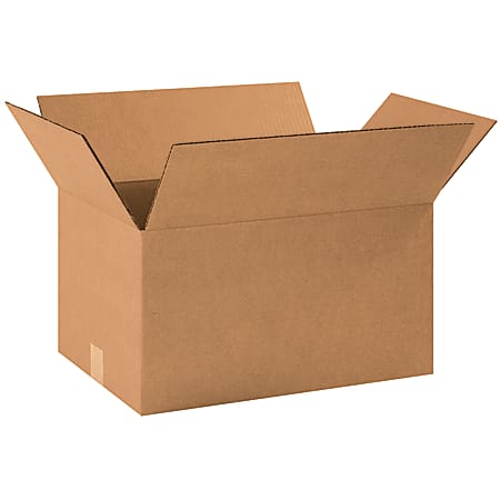 Office Depot® Brand Corrugated Cartons, 18 1/2" x 12 1/2" x 10", Kraft, Pack Of 20