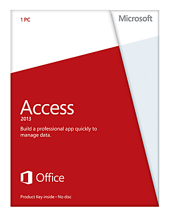 Microsoft® Office Access 2013, English Version, Product Key