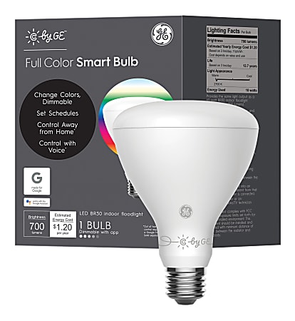 C by ge full store color br30 smart led bulb
