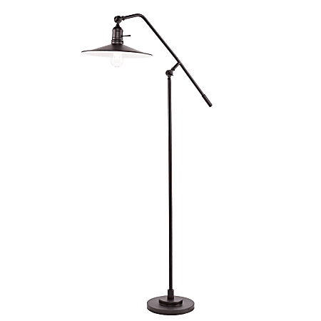 Southern Enterprises Victor Floor Lamp, 70 1/4"H, Black