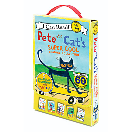 HarperCollins Pete The Cat's Super Cool Reading Collection, Set Of 5 Books